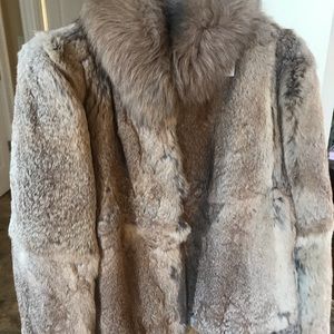 Genuine Rabbit Fur Coat